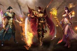 《热血传奇》战士按下shift键后 全场安静了 PK还看半月弯刀